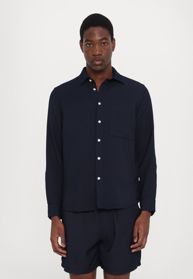 NN.07 - ASHER  - Shirt - navy blue, Enlarge