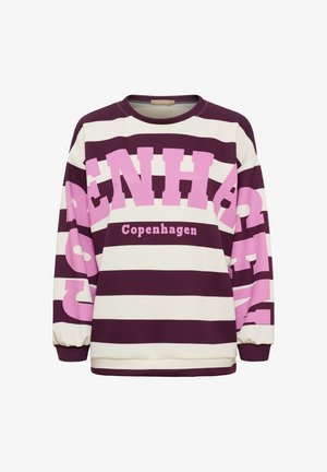 Marta Du Château, MARTA DU CHATEAU NERINA SWEAT - Sweatshirt - bordeaux pink