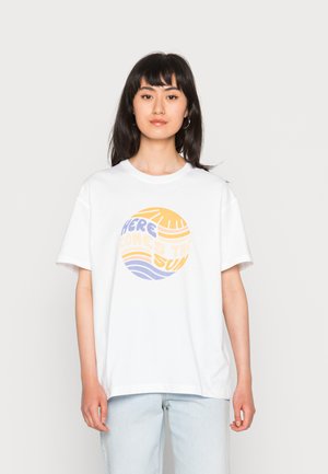 KULLA TEE - T-shirt print - white
