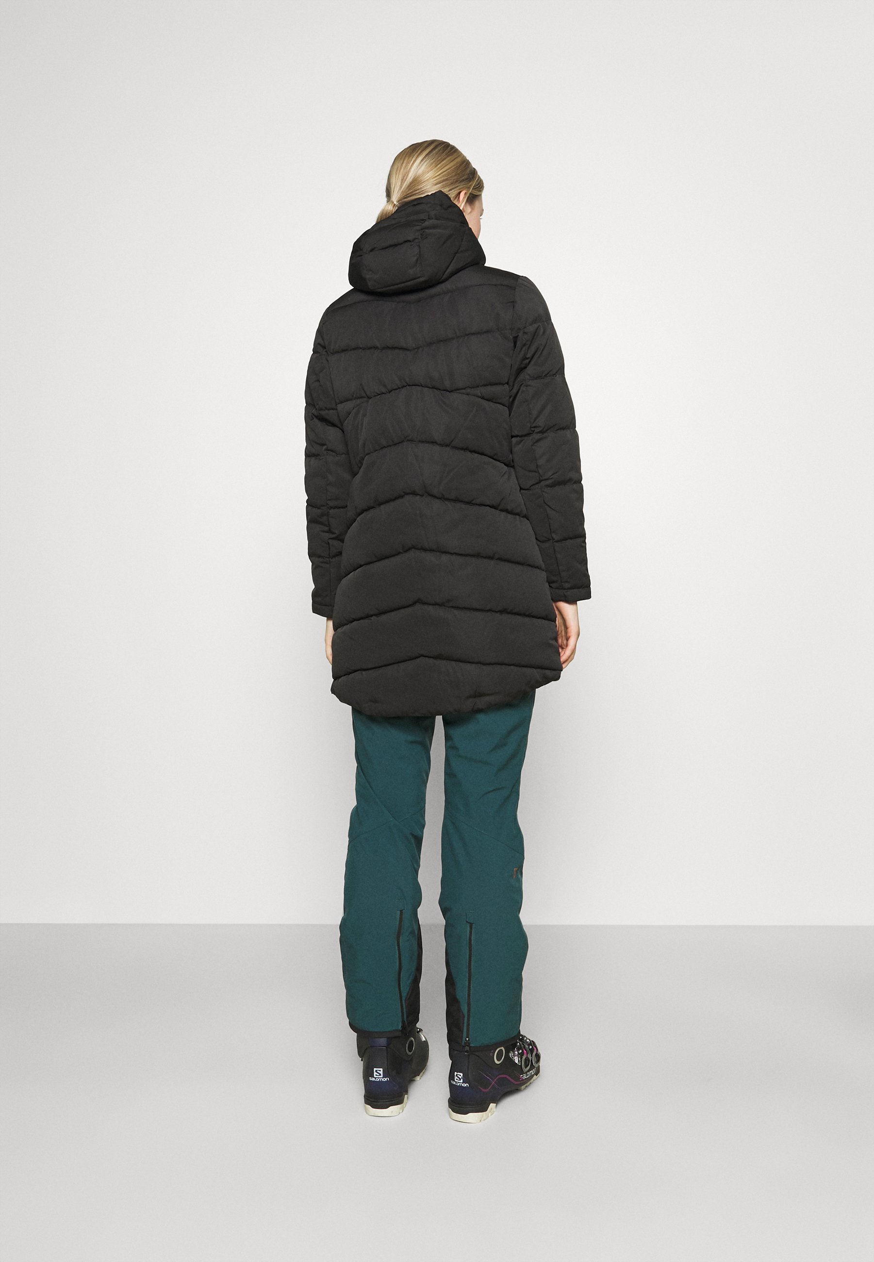 longline ski jacket