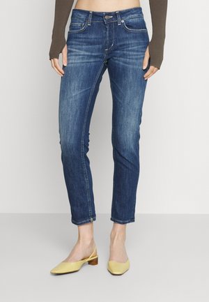 Skinny-Farkut - blue denim