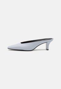 HEEL MULE - Pantolette hoch - artic ice