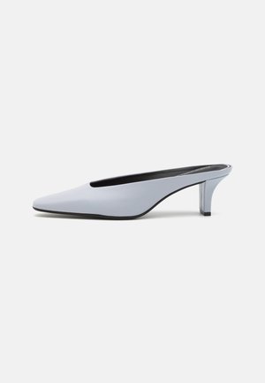 HEEL MULE - Pantolette hoch - artic ice