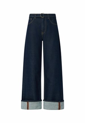 LIU JO, LIU JO FLARED JEANS WITH TURN-UPS - Jean flare - dark blue