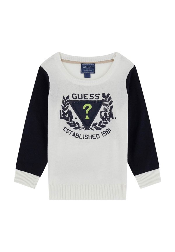 BEDRUCKTER - Strickpullover - weiß