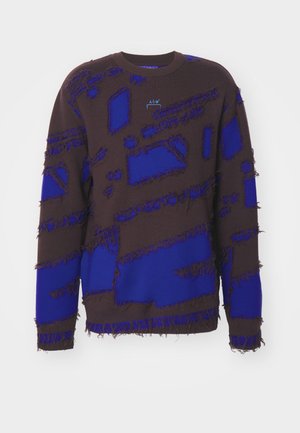A-COLD-WALL*, FRONTAGE CREWNECK UNISEX - Svetrík - blue volt