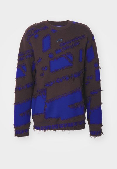 A-COLD-WALL* FRONTAGE CREWNECK UNISEX - Πουλόβερ - blue volt