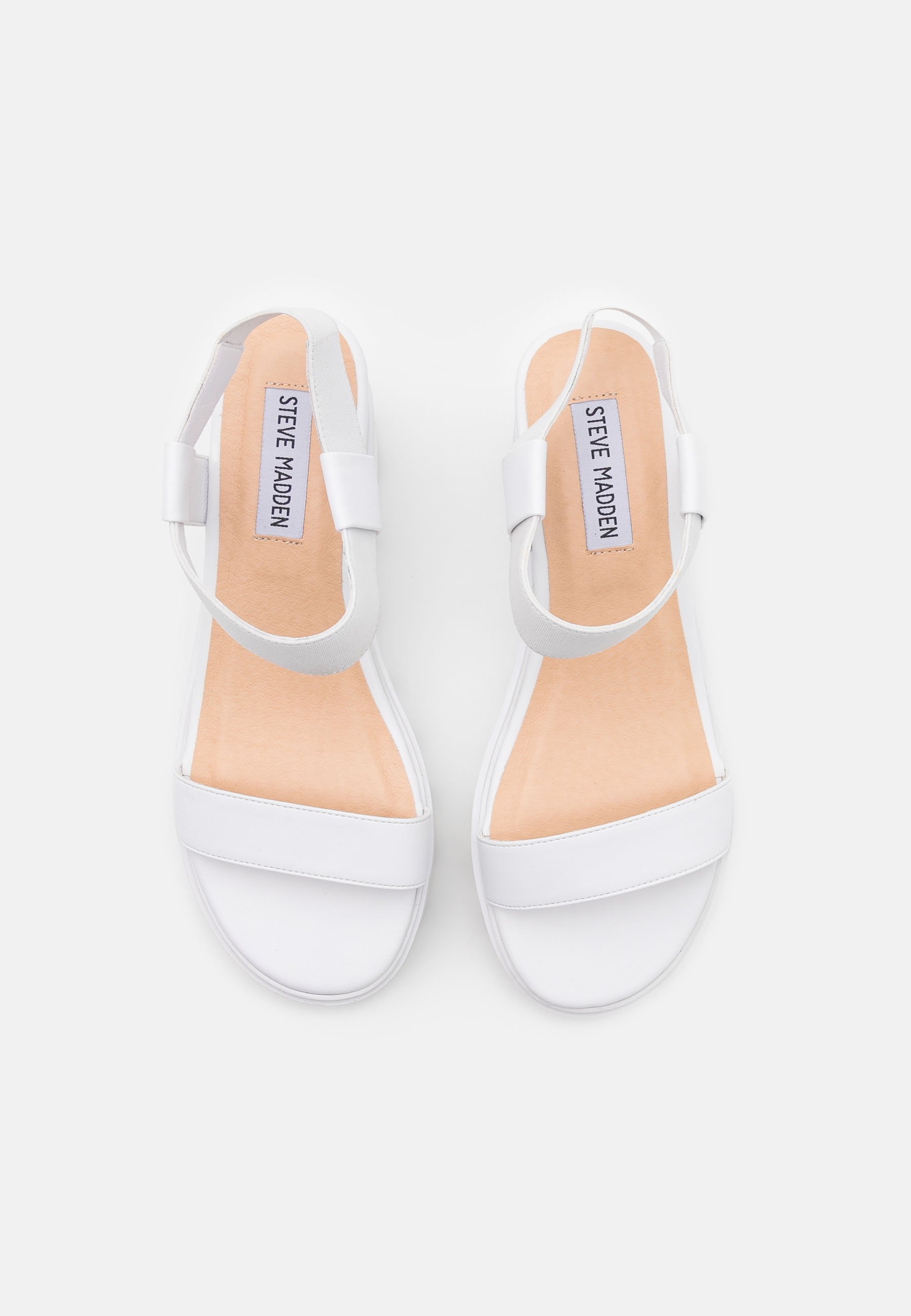 Steve Madden LAURY - High heeled sandals - white - Zalando.co.uk