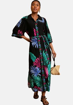 PETITE FIT  - Tričkové šaty - black tropical
