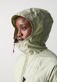Klättermusen ANSUR HOODED JACKET - Vetrovka - swamp green/silver green