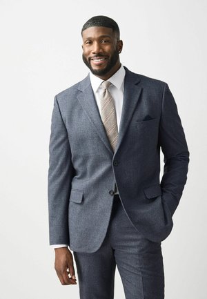 Next, MUSCLE FIT MOTIONFLEX STRETCH FLANNEL SUIT JACKET - Sakko - blue