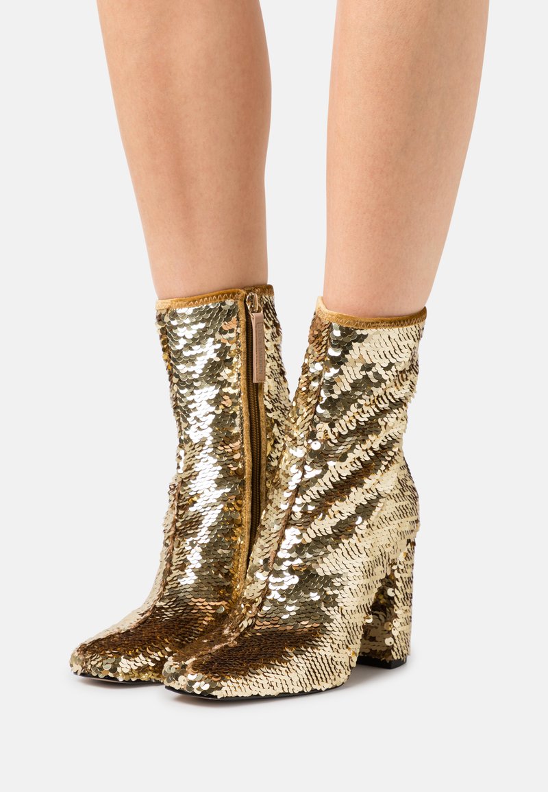 Steve Madden FULTON Classic ankle boots gold/goldcoloured Zalando.de