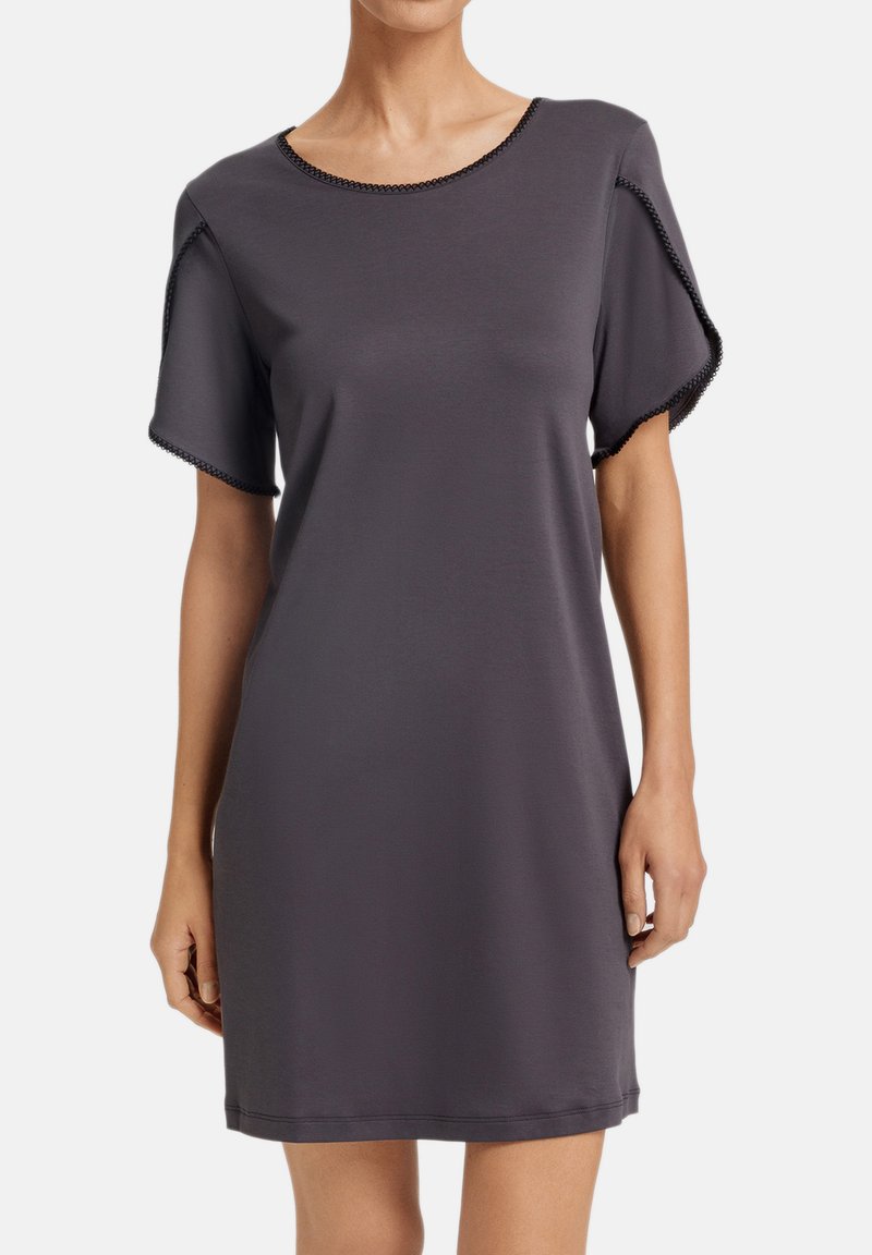 Hanro UNA   - Camicia da notte - black pearl