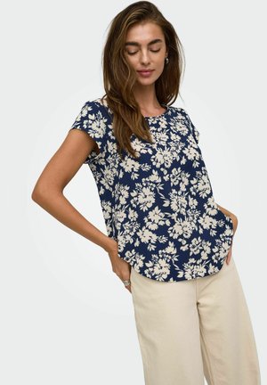 ONLY, ONLVIC SS AOP TOP NOOS PTM - Blouse - naval academy