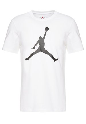 Jordan JUMPMAN CREW - T-shirt imprimé - white/black