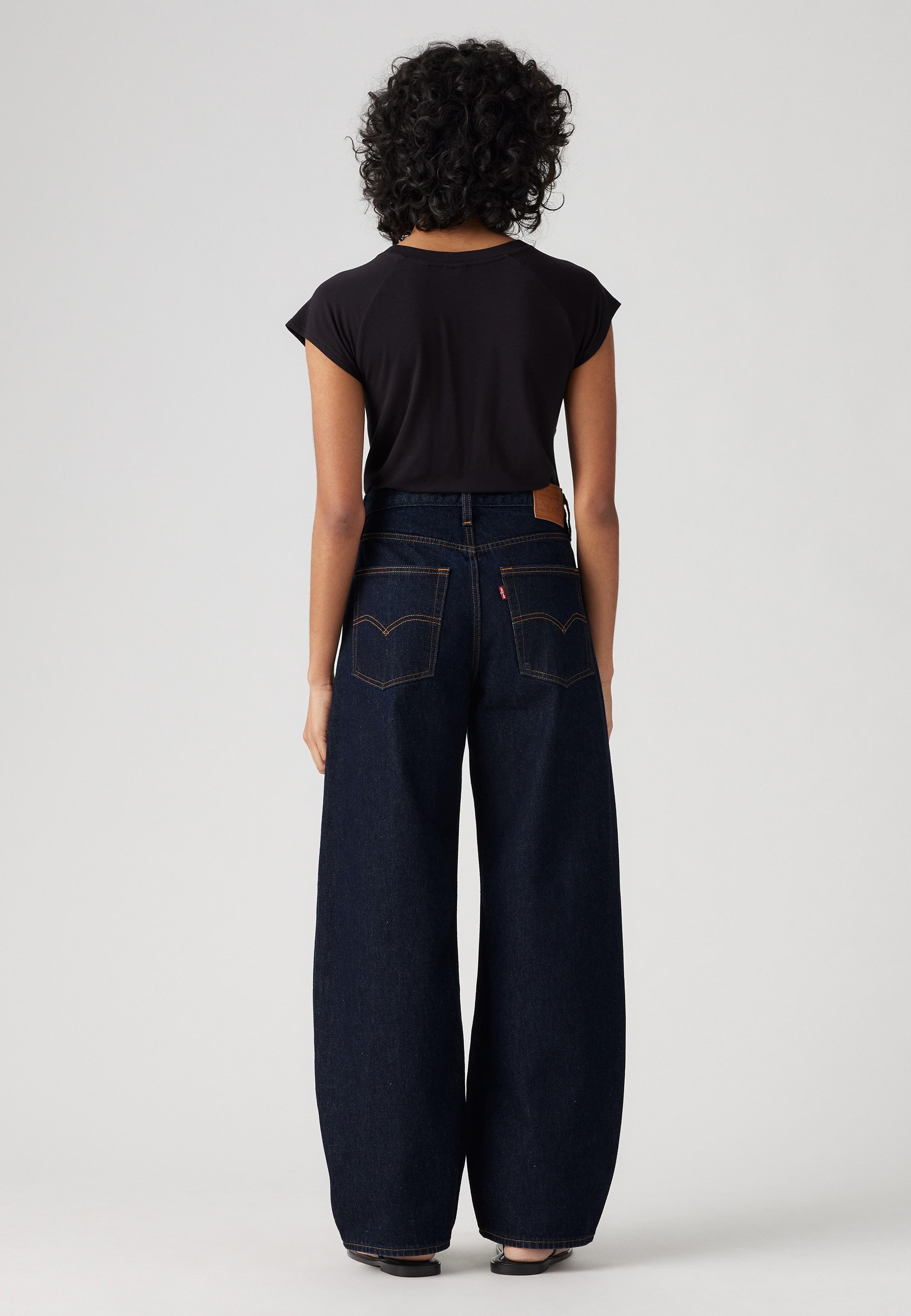 【YOURNUS】Label Snap Balloon Denim Pants SPODNIE JEANSOWE O KROJU BALLOON - Niebieski | ZARA Polska