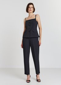 Calliope Stoffhose - antracite melange