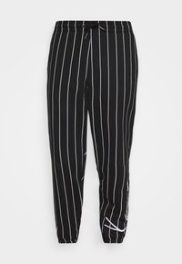 SIGNATURE PINSTRIPE PANTS UNISEX - Donji dijelovi trenirke - black