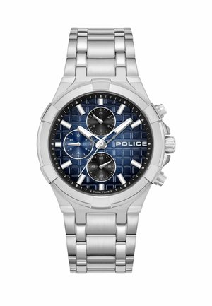 QUARZ GUARDIAN - Chronograph watch - silver-coloured/blau