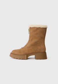 LEAH PLATFORM ZIP - Botas de inverno - coconut/natural