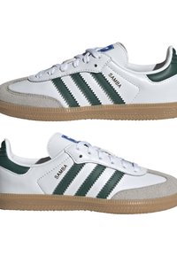 adidas Originals SAMBA UNISEX - Tenisice - ftwr white/collegiate green/gum