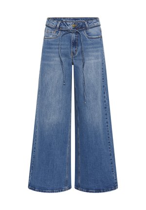 My Essential Wardrobe MID WIDE - Flared Jeans - medium blue wash