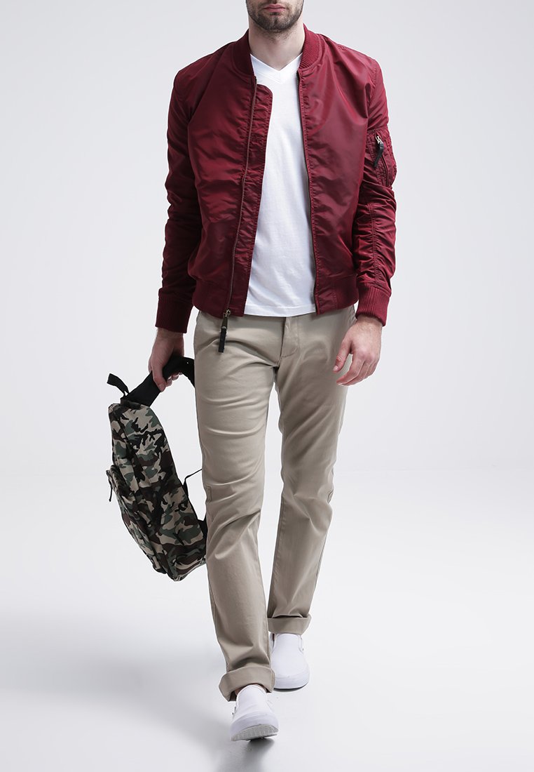 Alpha Industries Giubbotto Bomber - burgundy