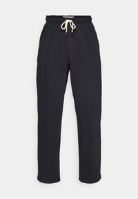 OPEN HEM PANT - Calças de fato de treino - black/pale ivory