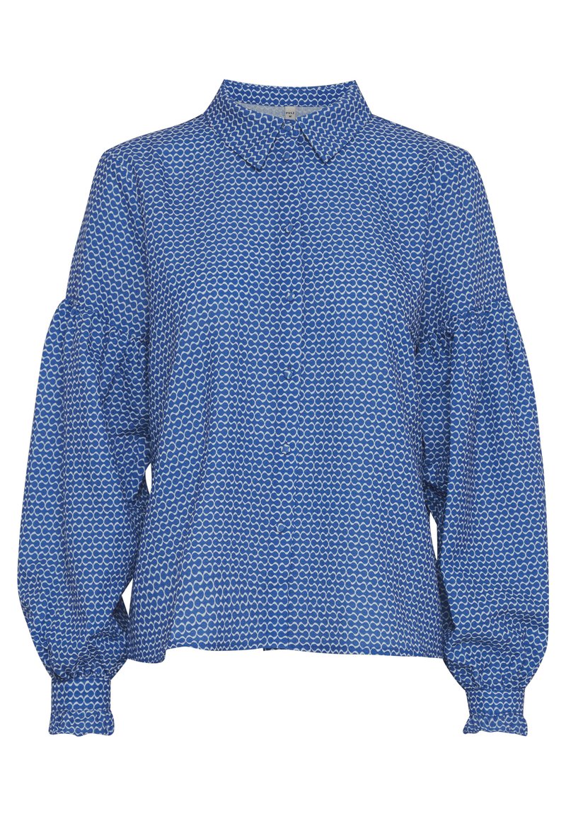 PULZ Overhemdblouse blauw