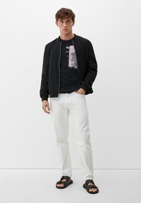 s.Oliver MIT FRONTPRINT - T-shirt z nadrukiem