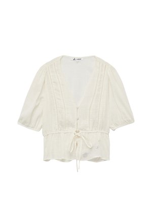 BALLOON SLEEVE - Bluse - beige