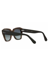 Ray-Ban STATE STREET - Occhiali da sole - nero su marrone trasparente