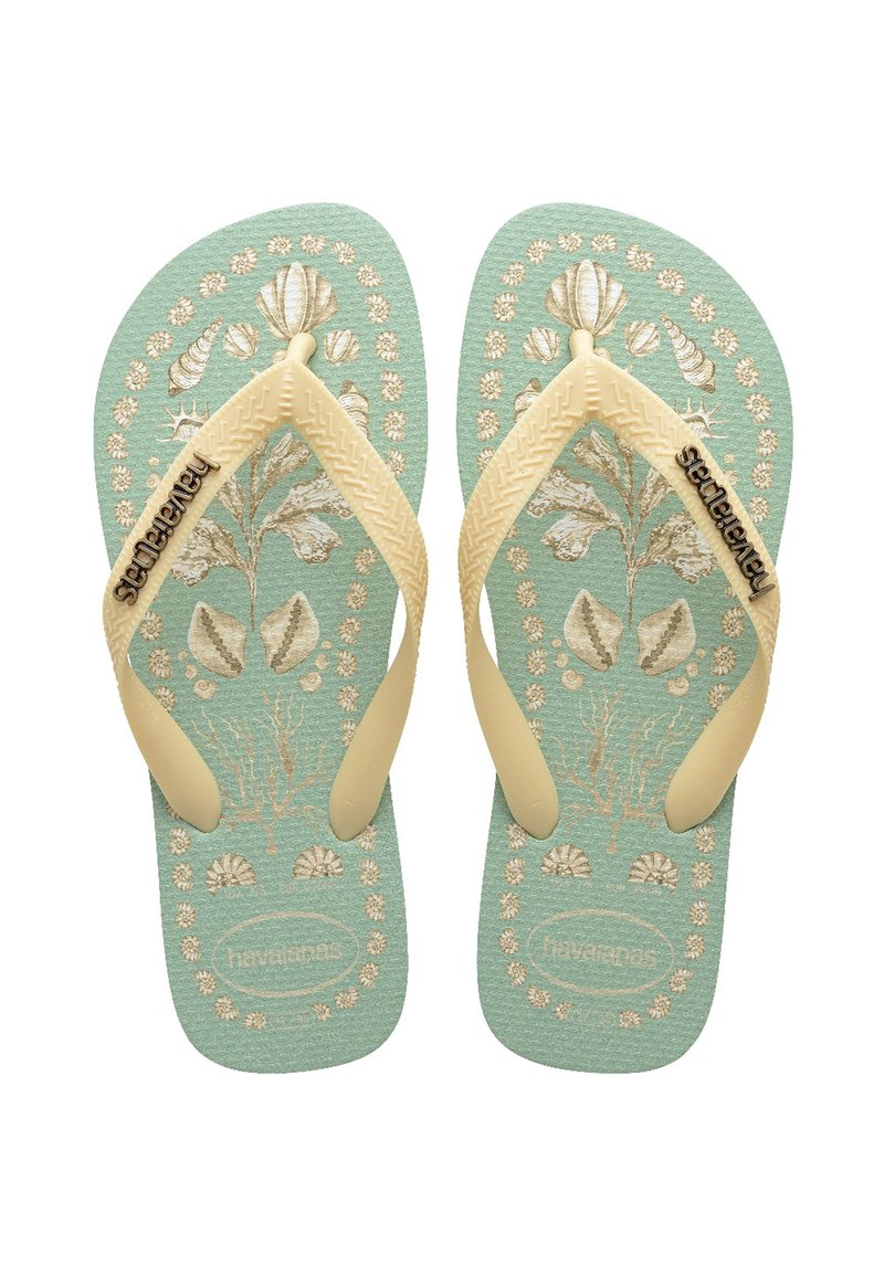 Havaianas TOP TROPICALIA VIBES - Basseinijalatsid - coast green