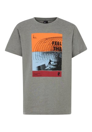 Protest, T-shirts print - soil grey