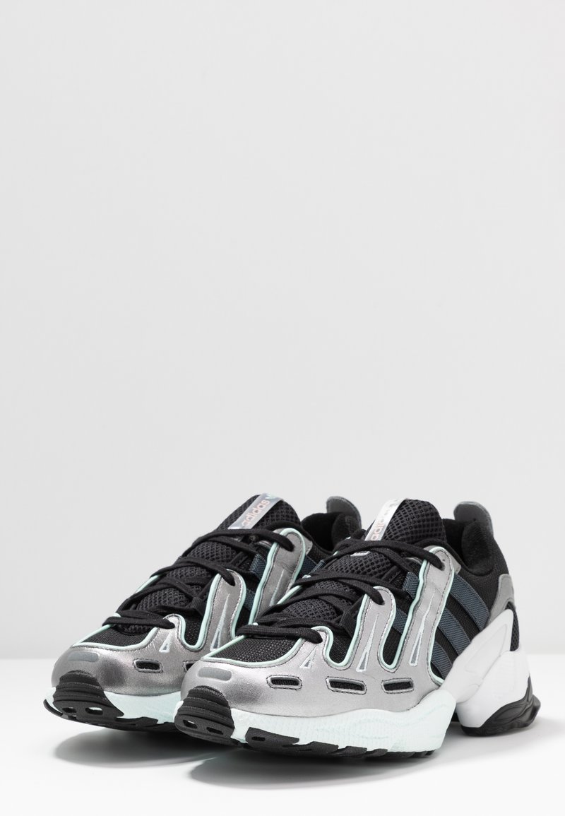 Adidas black & silver eqt gazelle trainers Clearance