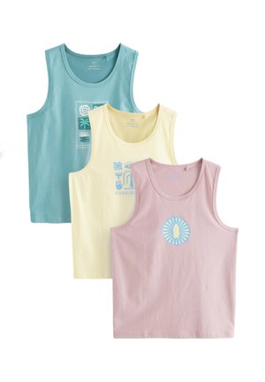 Next REGULAR FIT 3 PACK - Top - blue pink yellow