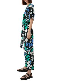 s.Oliver OVERALL - Jumpsuit - mehrfarbig  schwarz
