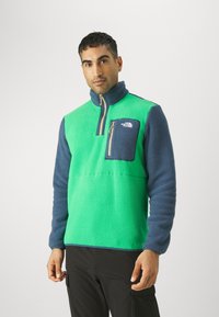 The North Face - YUMIORI ¼ ZIP - Forro polar - optic emerald/shady blue Imagen en miniatura 1