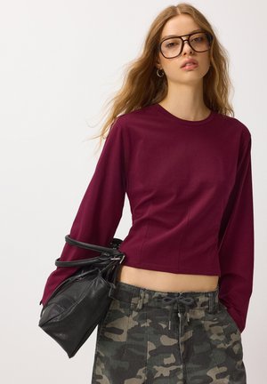House, LANGARM-T-SHIRT - Top s dlhým rukávom - maroon