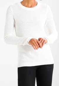 VILA Strickpullover - off-white