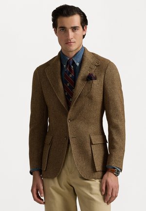 UNISEX THE RL67 HERRINGBONE JACKET - Suknjič - brown/camel