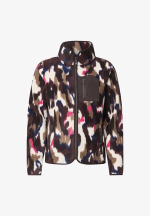 Cecil, LONG-SLEEVE FLEECE JACKET WITH PRINT - Veste polaire - pink flash