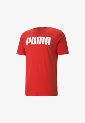 T-shirt med print - high risk red