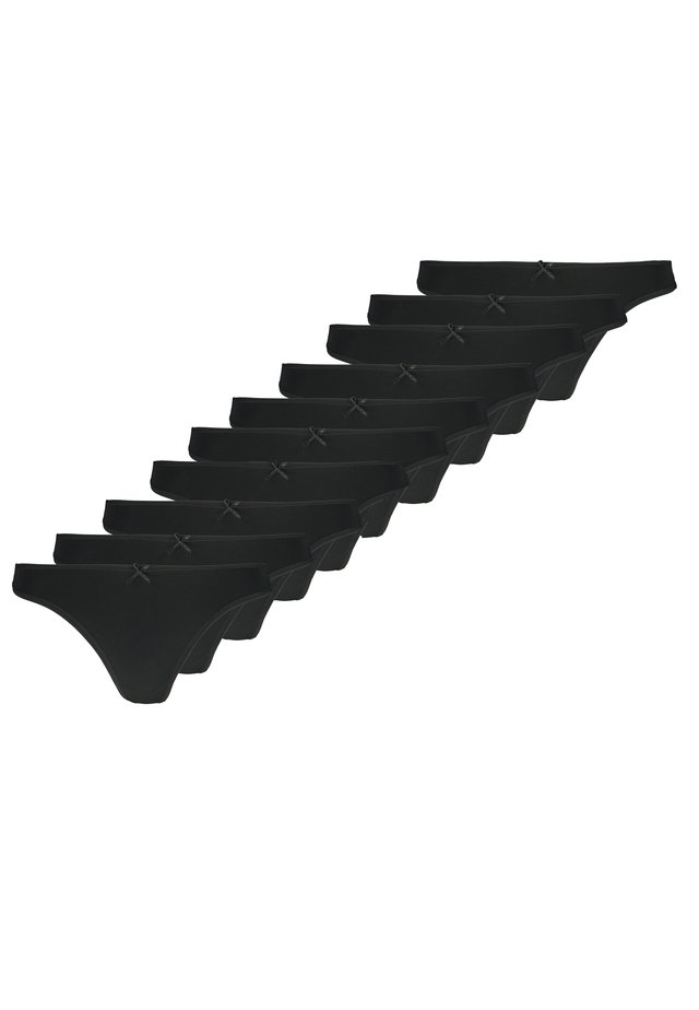 10 PACK - String - black