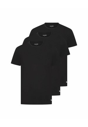 3ER PACK - COVE RUNDHALS - Basic T-shirt - schwarz