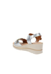 Valleverde Sandali con plateau - argento