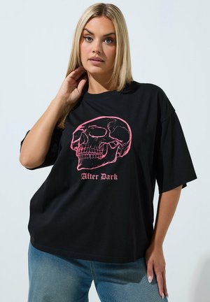 Yours Clothing, PLUS SIZE SHORT SLEEVE T-SHIRTS - T-Shirt print - black