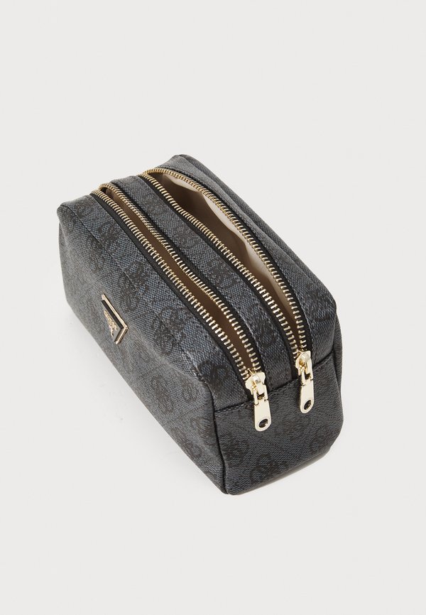 ZAMIRA DOUBLE ZIP - Wash bag - coal logo4