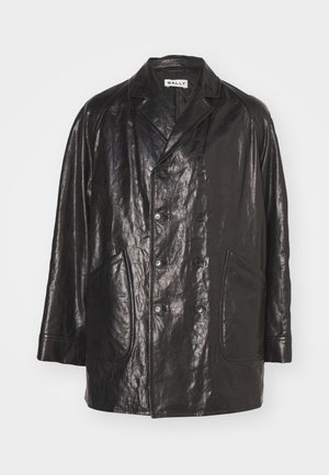 Bally M0PE - Chaqueta de cuero - black