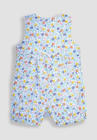 JoJo Maman Bébé STRAWBERRY APPLIQUE POCKET DITSY FLORAL REGULAR FIT - Kombinezons - lilac purple duck
